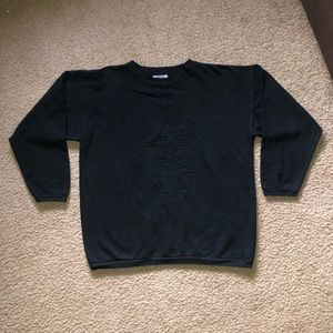 Black Vintage Cherokee Crewneck